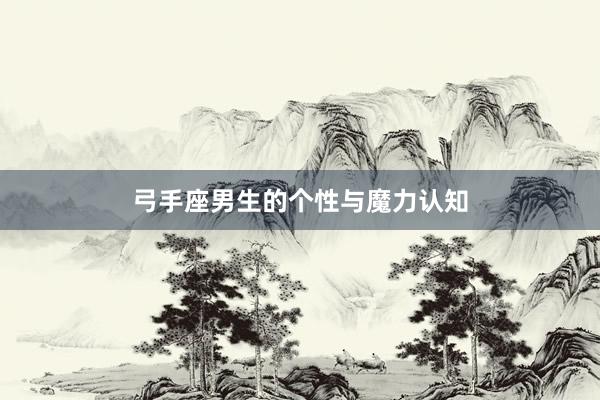 弓手座男生的个性与魔力认知