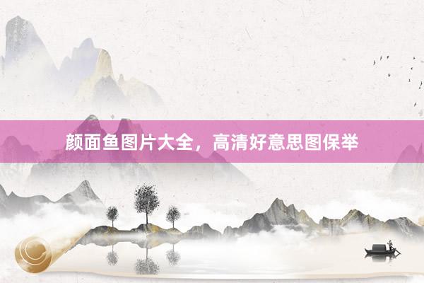 颜面鱼图片大全，高清好意思图保举